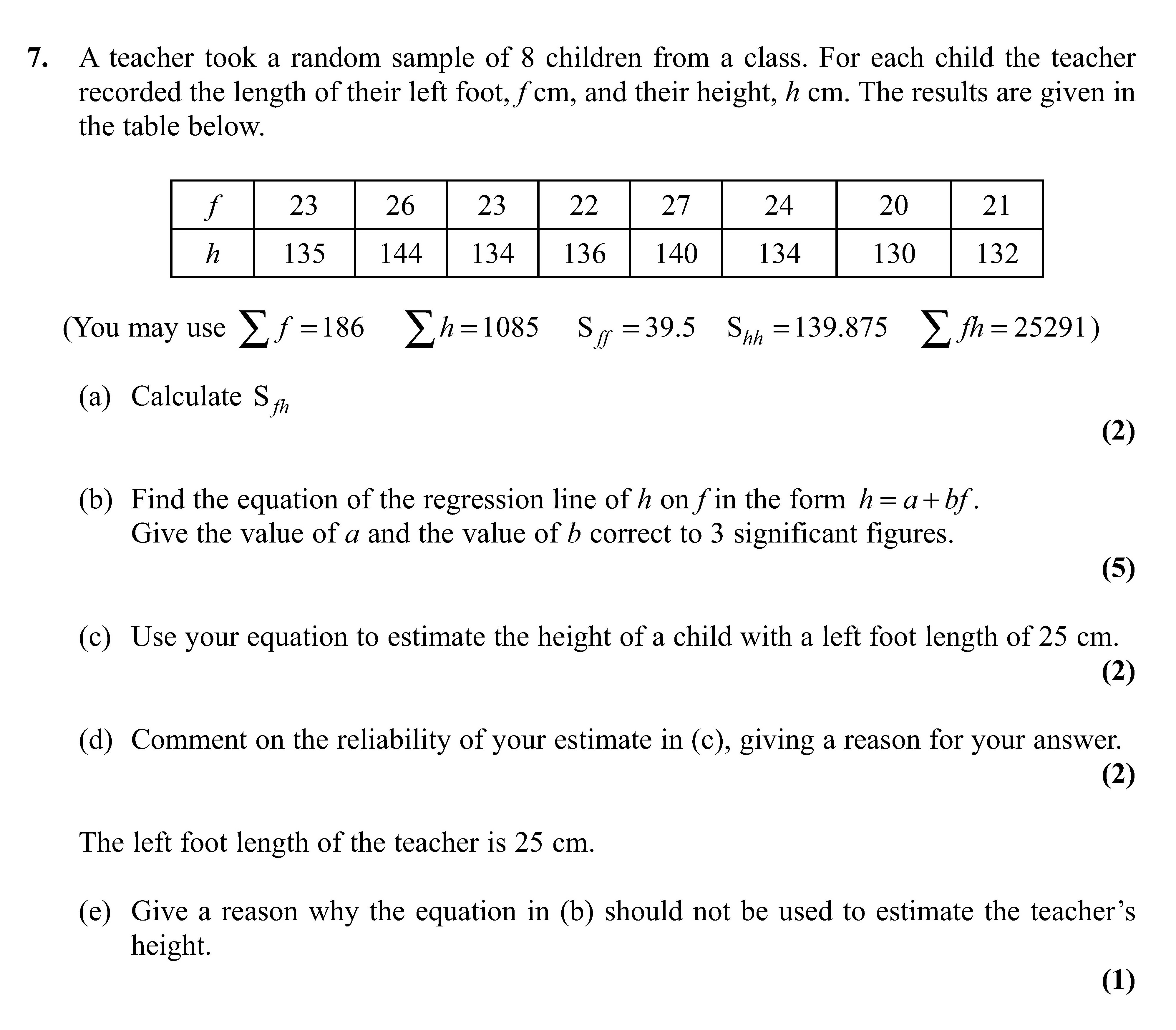 A-teacher-took-a-random-sample-of-8-children-from-a-class-Edexcel-A-Level Maths Statistics-Question 7-2011-Paper 2.png