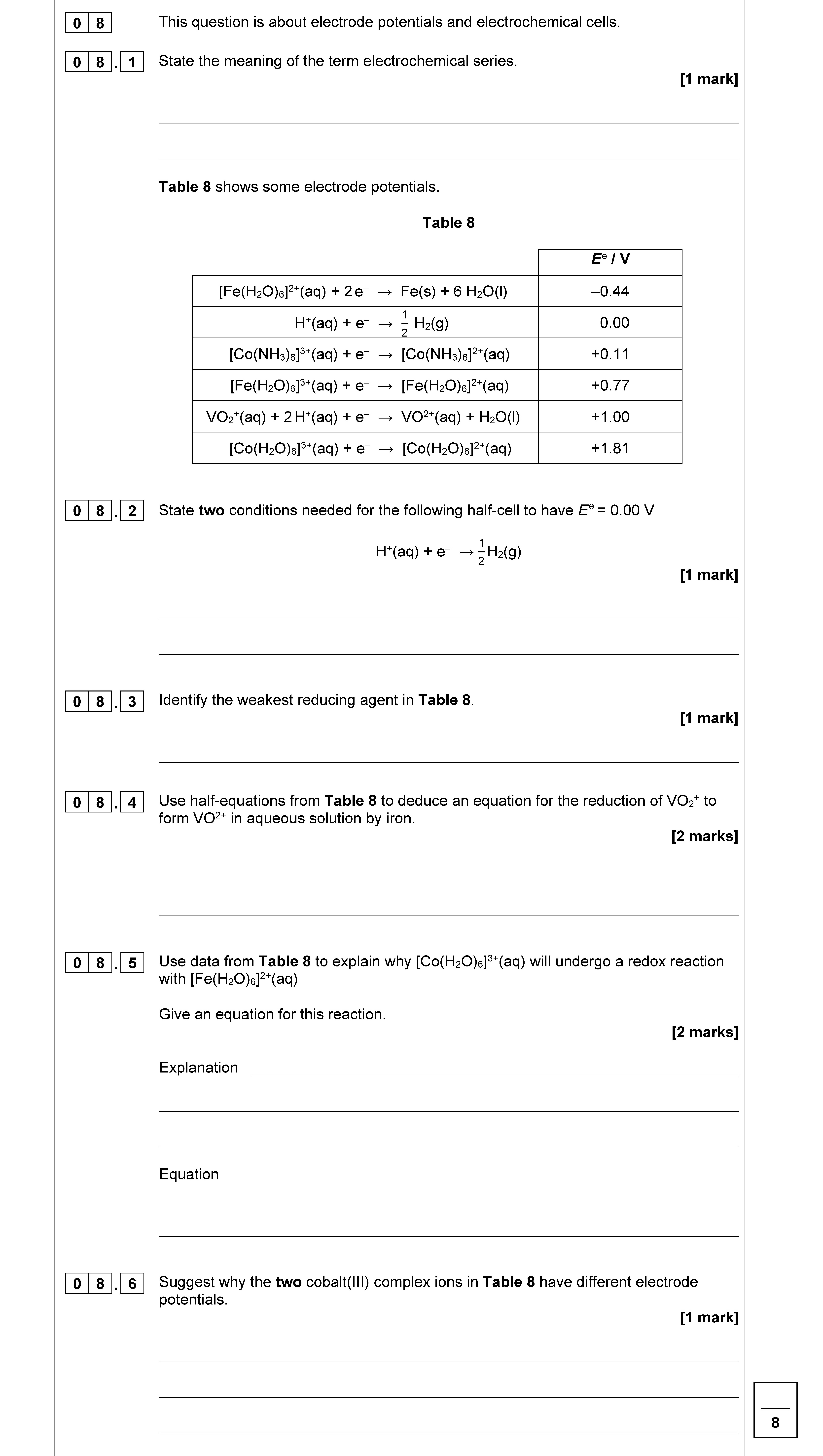 State-the-meaning-of-the-term-electrochemical-series-AQA-A-Level Chemistry-Question 8-2021-Paper 1.png