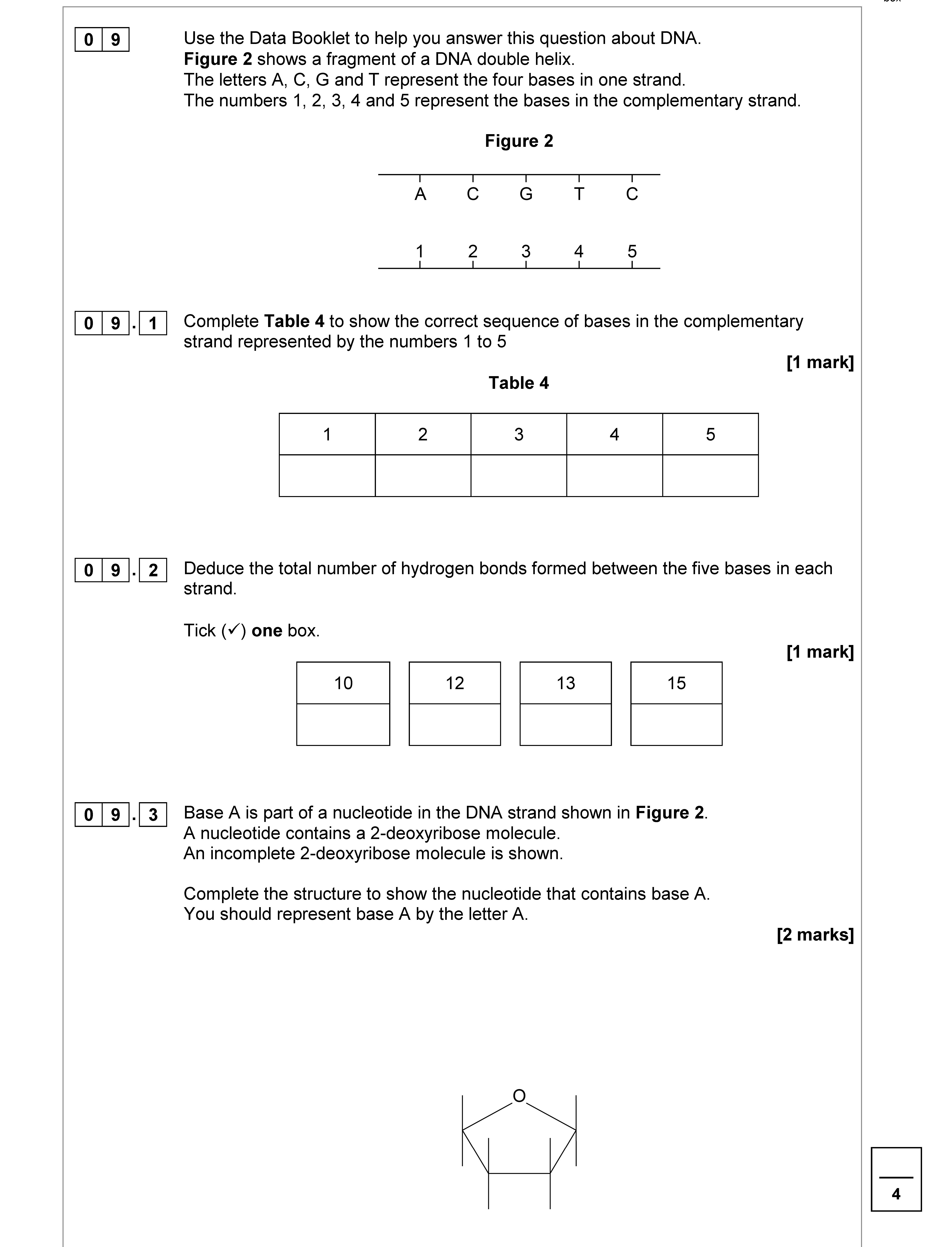 Use-the-Data-Booklet-to-help-you-answer-this-question-about-DNA-AQA-A-Level Chemistry-Question 9-2018-Paper 2.png