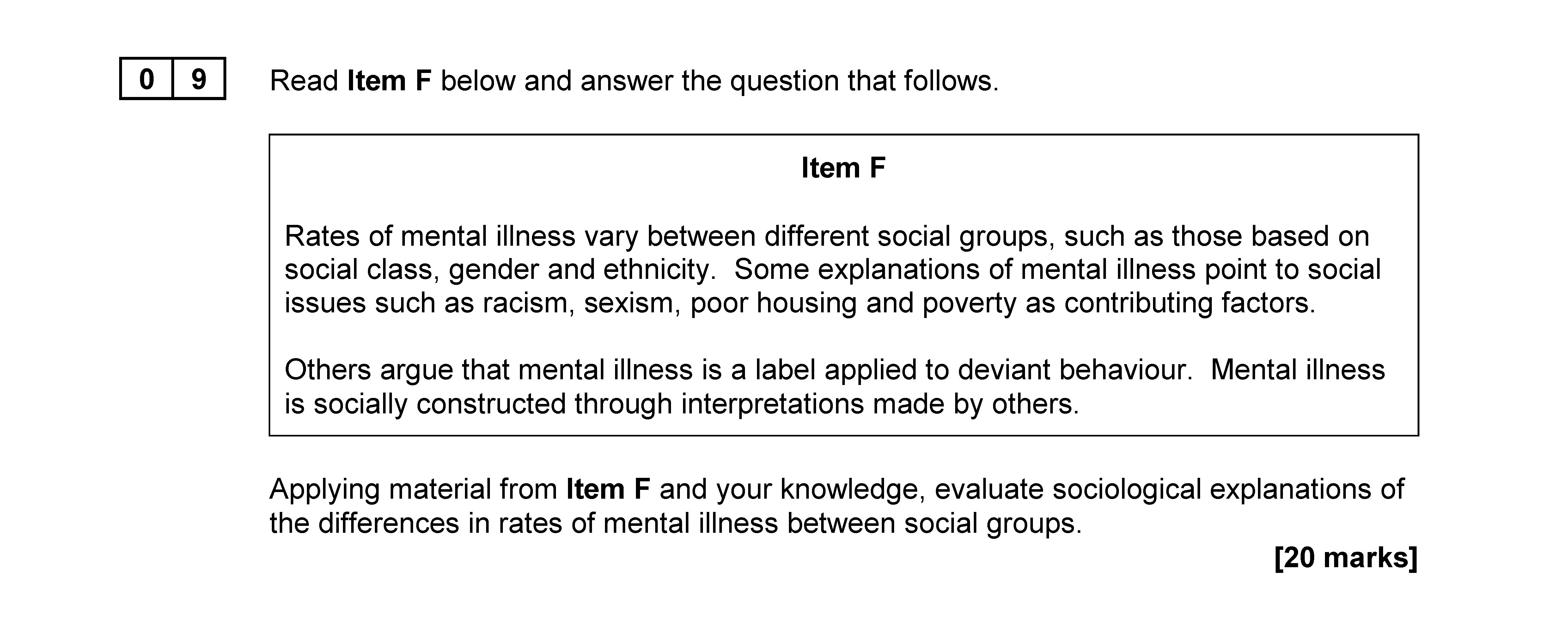 Read-Item-F-below-and-answer-the-question-that-follows-AQA-A-Level Sociology-Question 9-2020-Paper 2.png