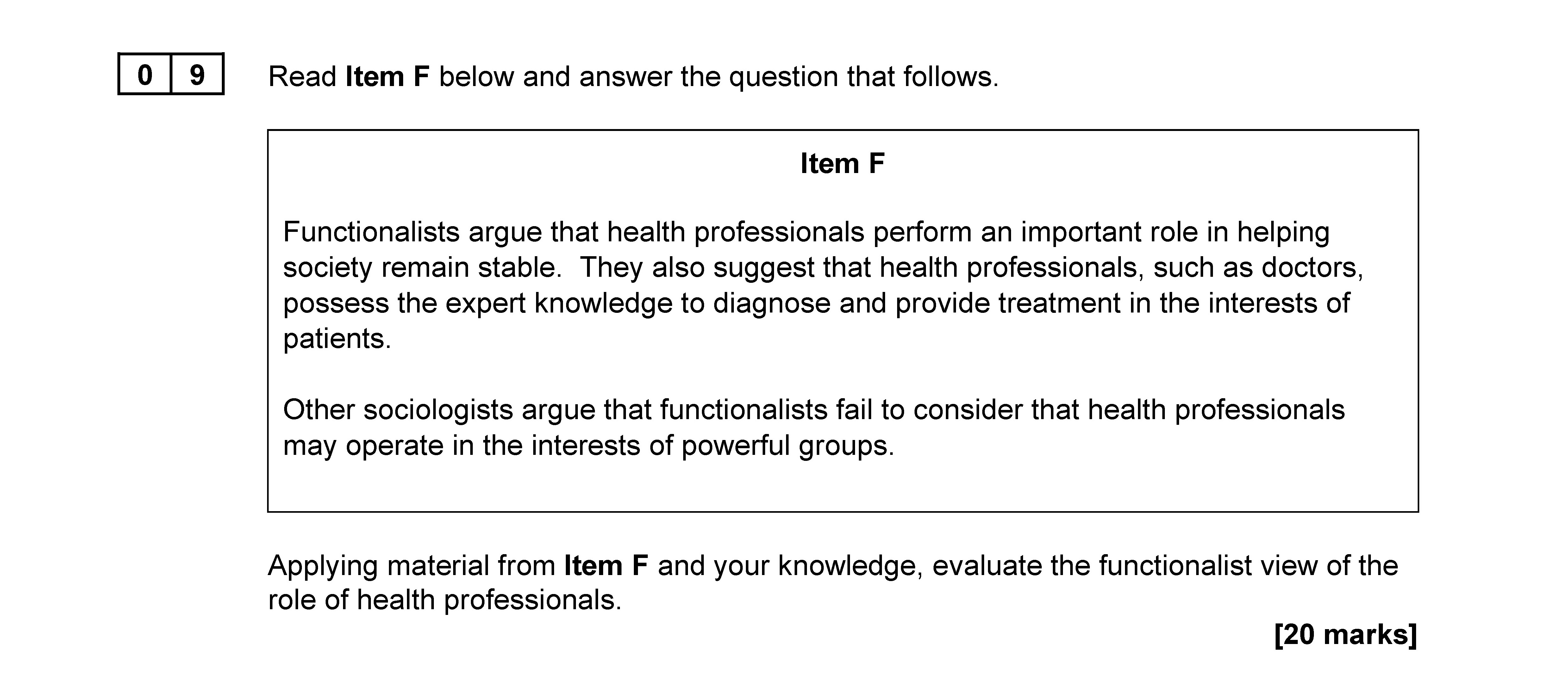 Read-Item-F-below-and-answer-the-question-that-follows-AQA-A-Level Sociology-Question 9-2022-Paper 2.png